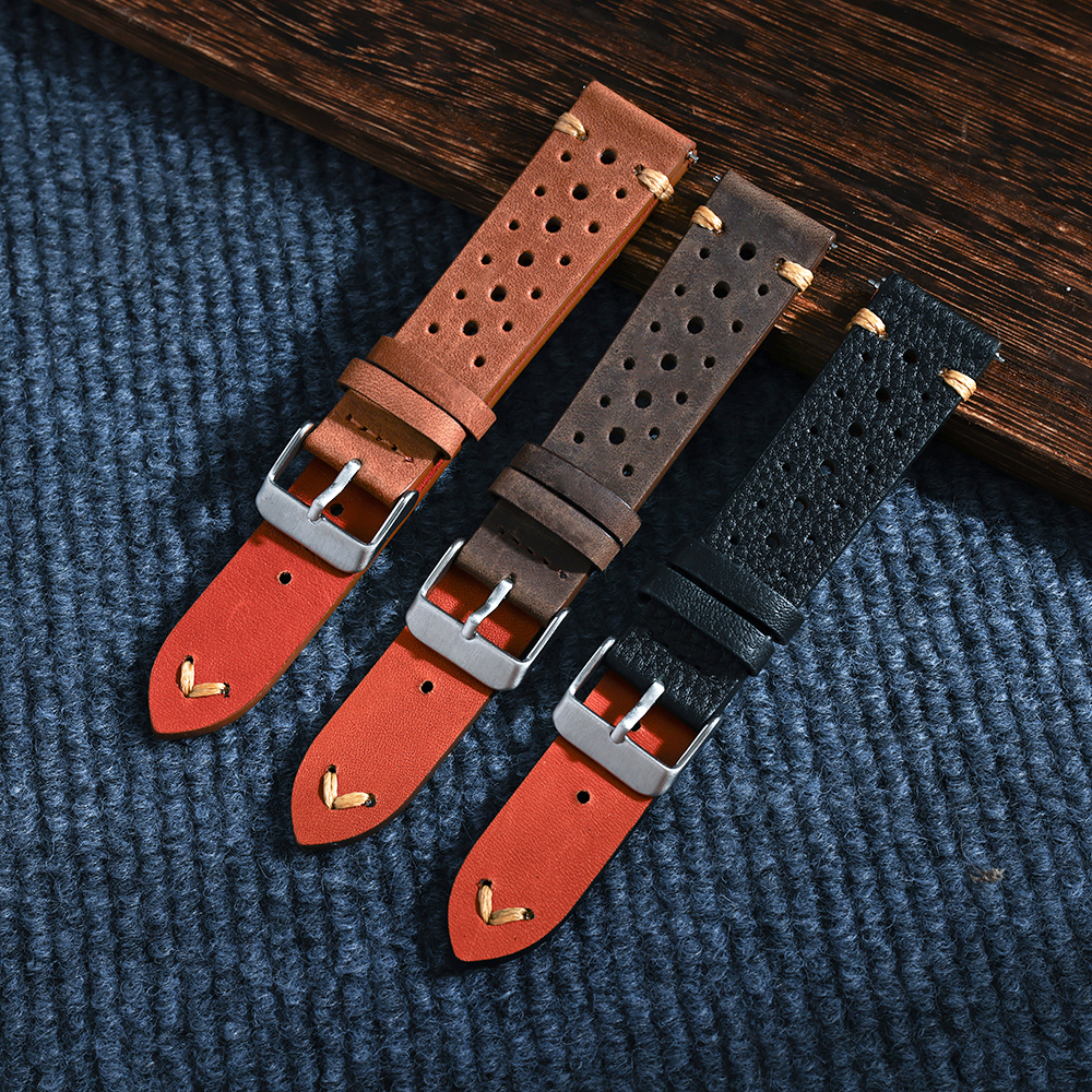 Genuine Leather Straps For Wat - مراجعة Tropic Strap Vintage وسعره