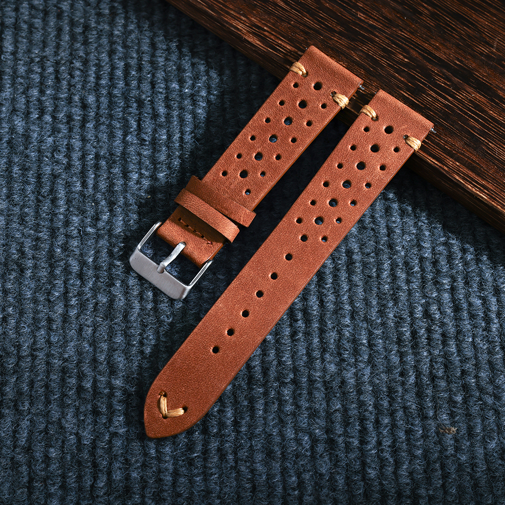 Genuine Leather Straps For Wat - مراجعة Tropic Strap Vintage وسعره