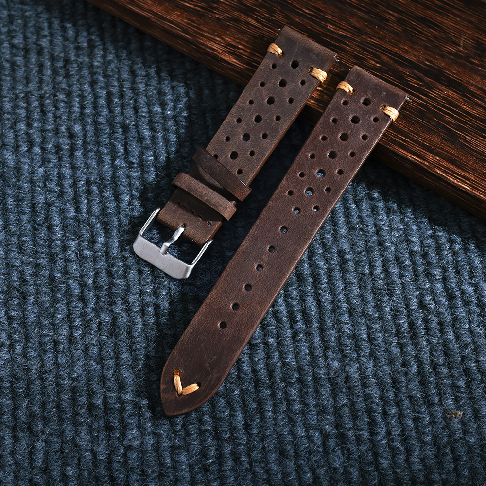 Genuine Leather Straps For Wat - مراجعة Tropic Strap Vintage وسعره