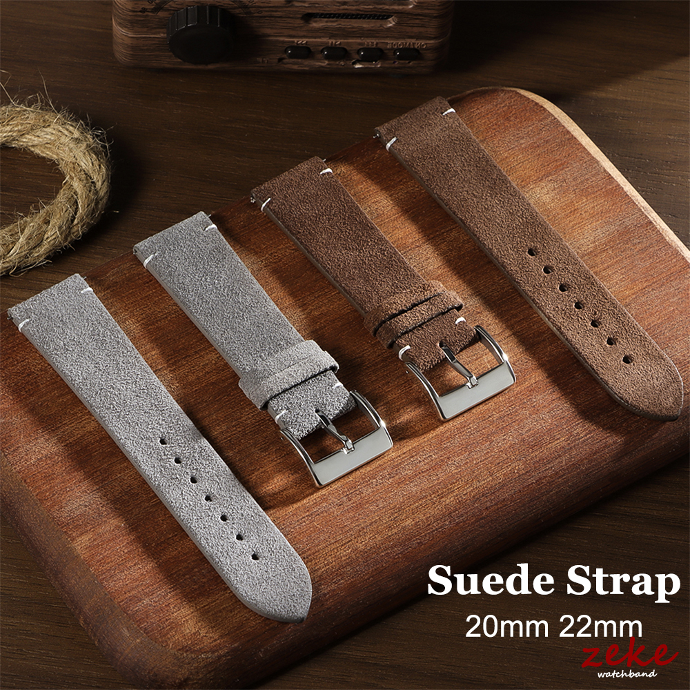 20mm 22mm Wristband Quick Rele - مراجعة Suede Strap Watch وسعره