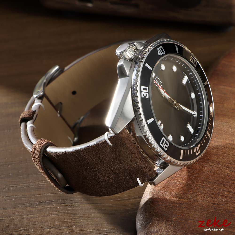 20mm 22mm Wristband Quick Rele - مراجعة Suede Strap Watch وسعره