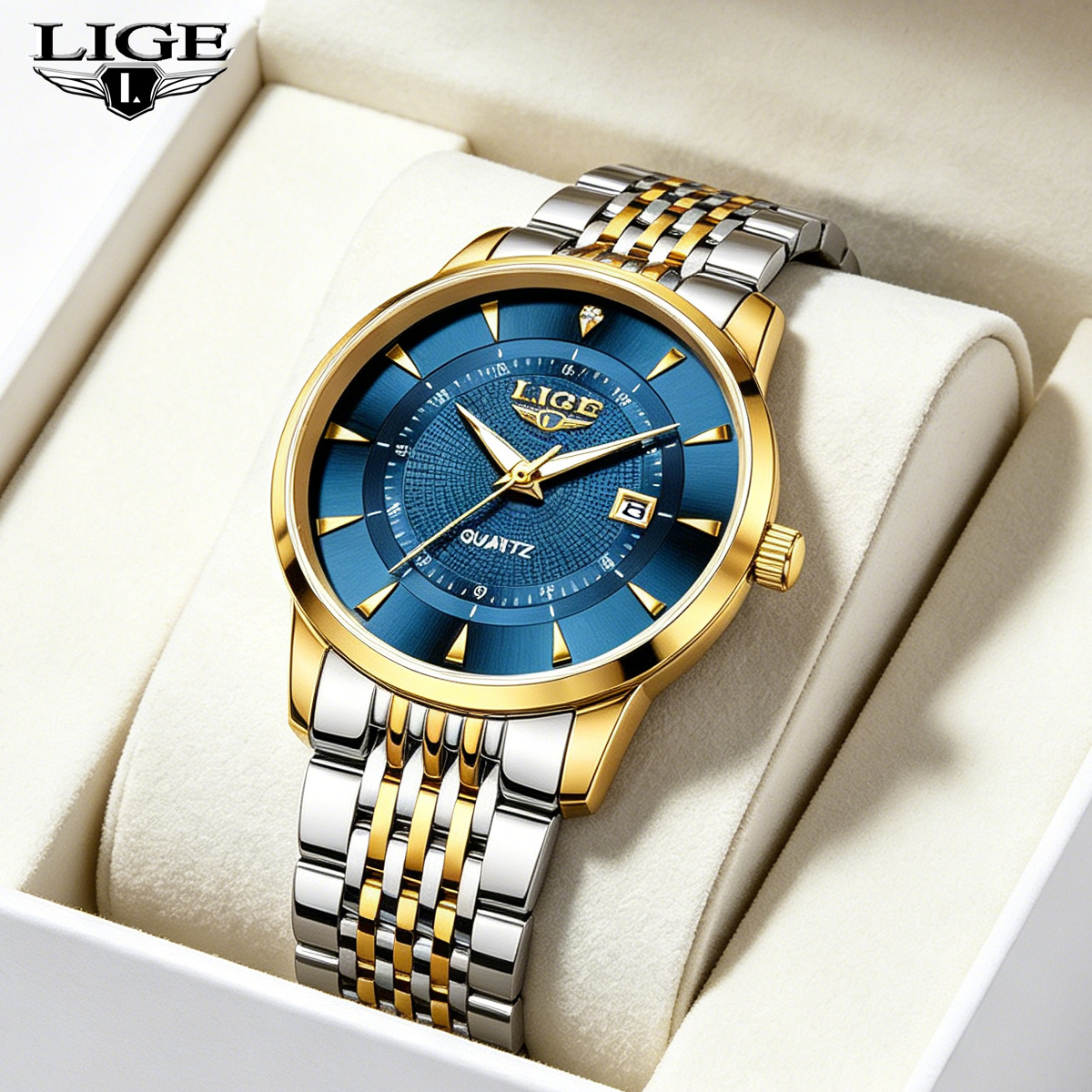 LIGE New 2026 Luxury Man Watch - مراجعة Stainless Bracelet Diver وسعره
