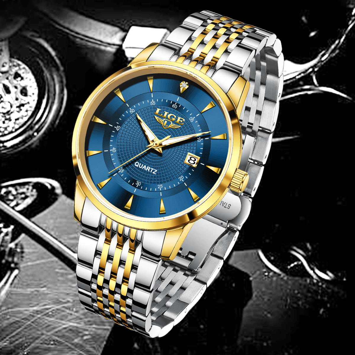 LIGE New 2026 Luxury Man Watch - مراجعة Stainless Bracelet Diver وسعره