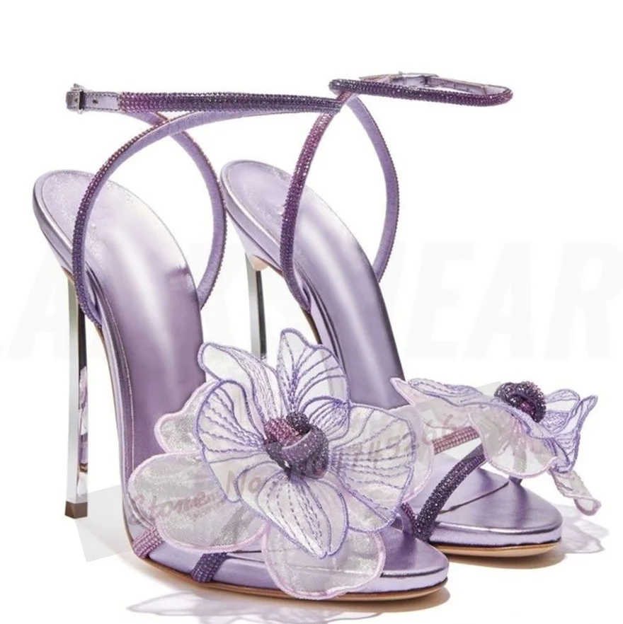 Silver Metal Blade Heel Fairy  - مراجعة Mesh Strap Metal وسعره