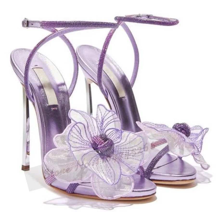 Silver Metal Blade Heel Fairy  - مراجعة Mesh Strap Metal وسعره
