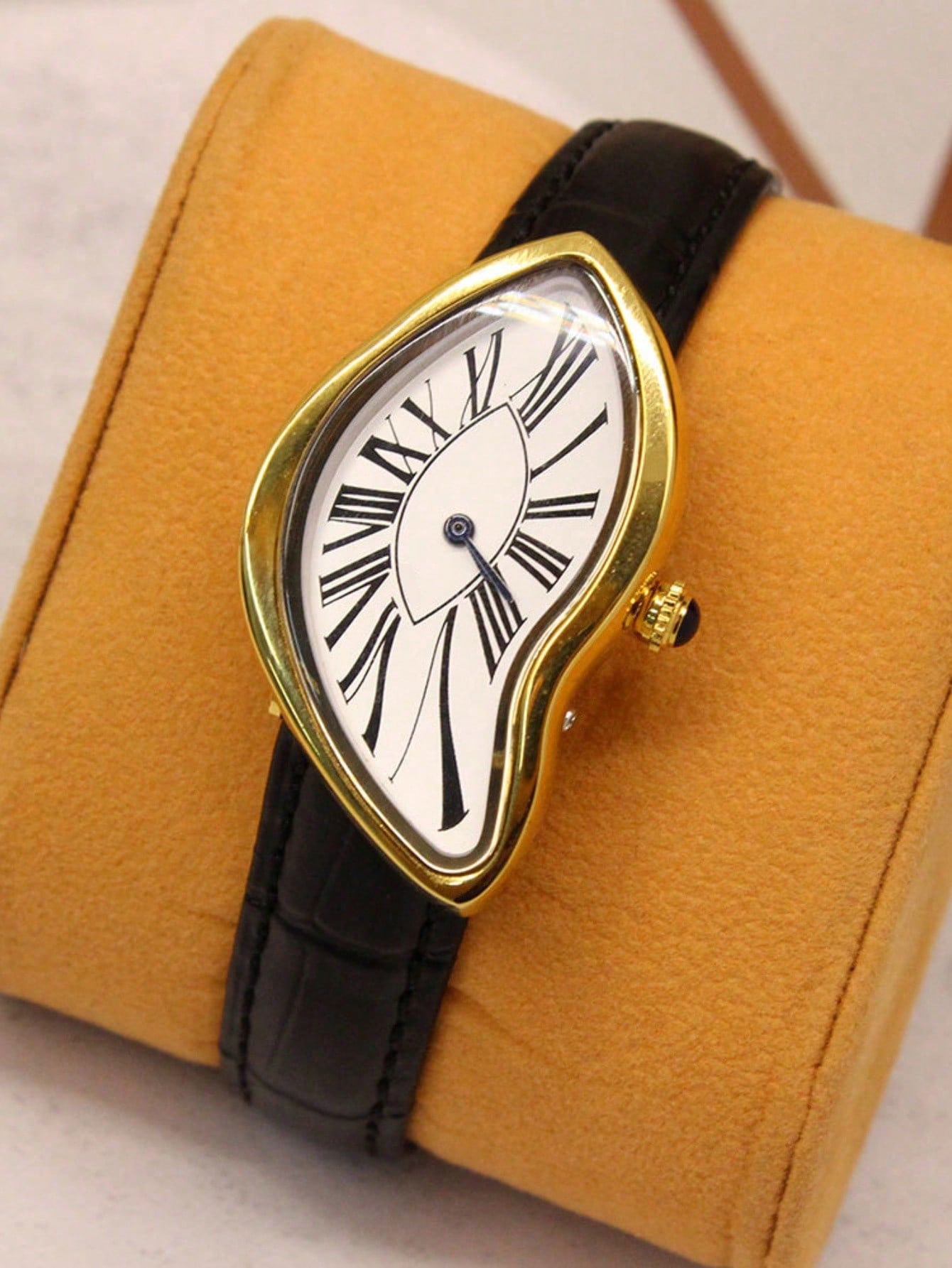 Creative Melt Luxury Watch for - مراجعة Leather Watch Band Men وسعره