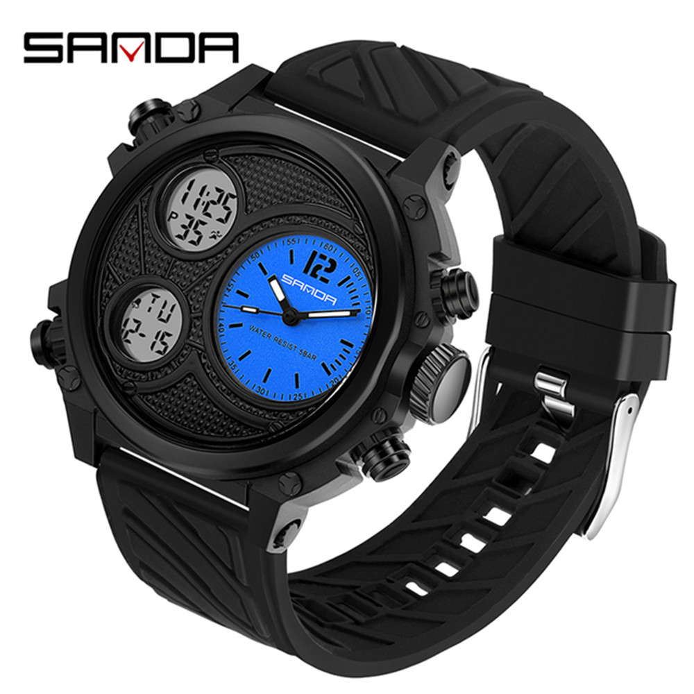 SANDA 3002 Brand Men's Dual Ti - مراجعة Tropic Strap Vintage وسعره