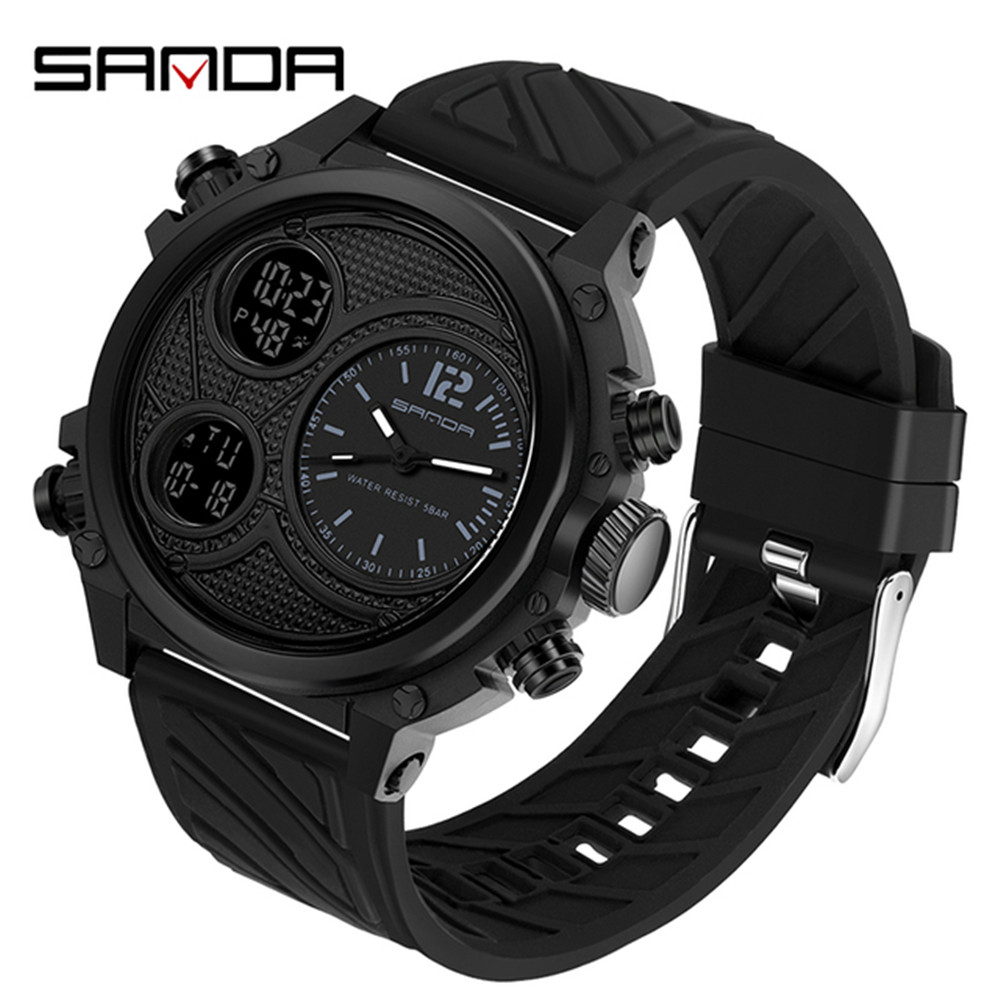 SANDA 3002 Brand Men's Dual Ti - مراجعة Tropic Strap Vintage وسعره