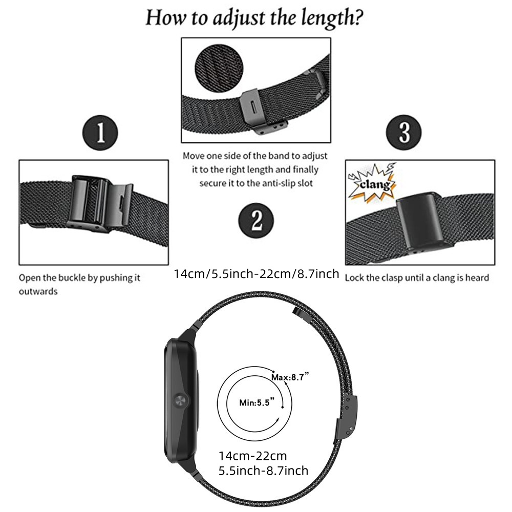 Metal Bands for Garmin Venu X1 - مراجعة Mesh Strap Metal وسعره