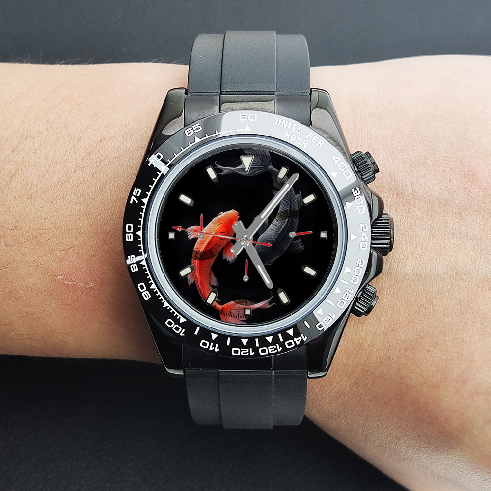 Customized Creative VK63 Watch - مراجعة Stainless Bracelet Diver وسعره