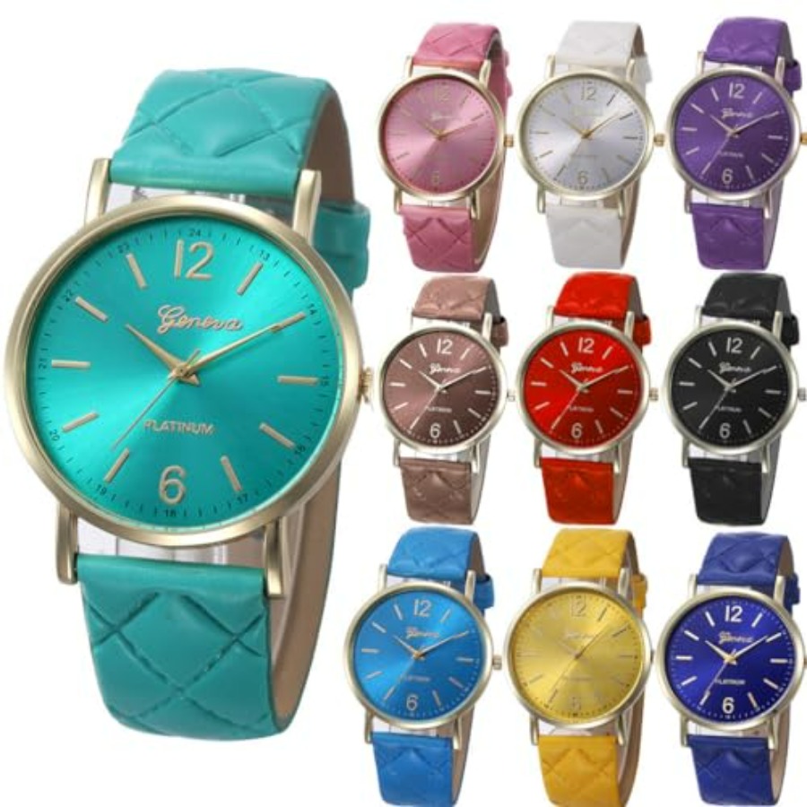 10 Pack Women Men Unisex Plati - مراجعة Leather Watch Band Men وسعره