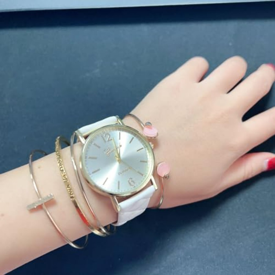 10 Pack Women Men Unisex Plati - مراجعة Leather Watch Band Men وسعره
