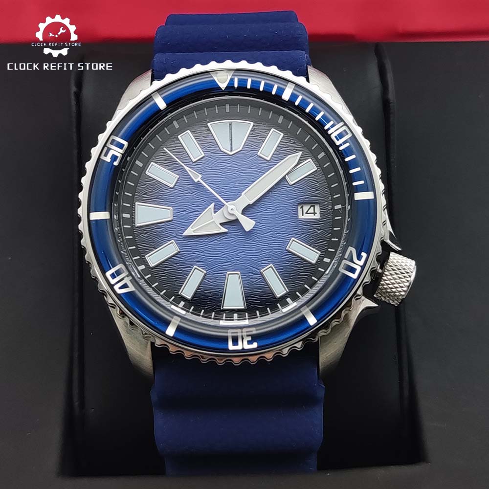 Business 41MM NH36 Automatic M - مراجعة Rubber Strap Diver وسعره