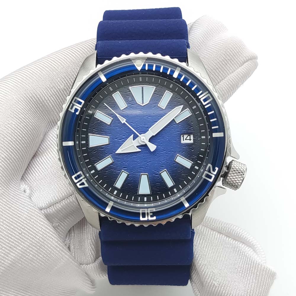 Business 41MM NH36 Automatic M - مراجعة Rubber Strap Diver وسعره
