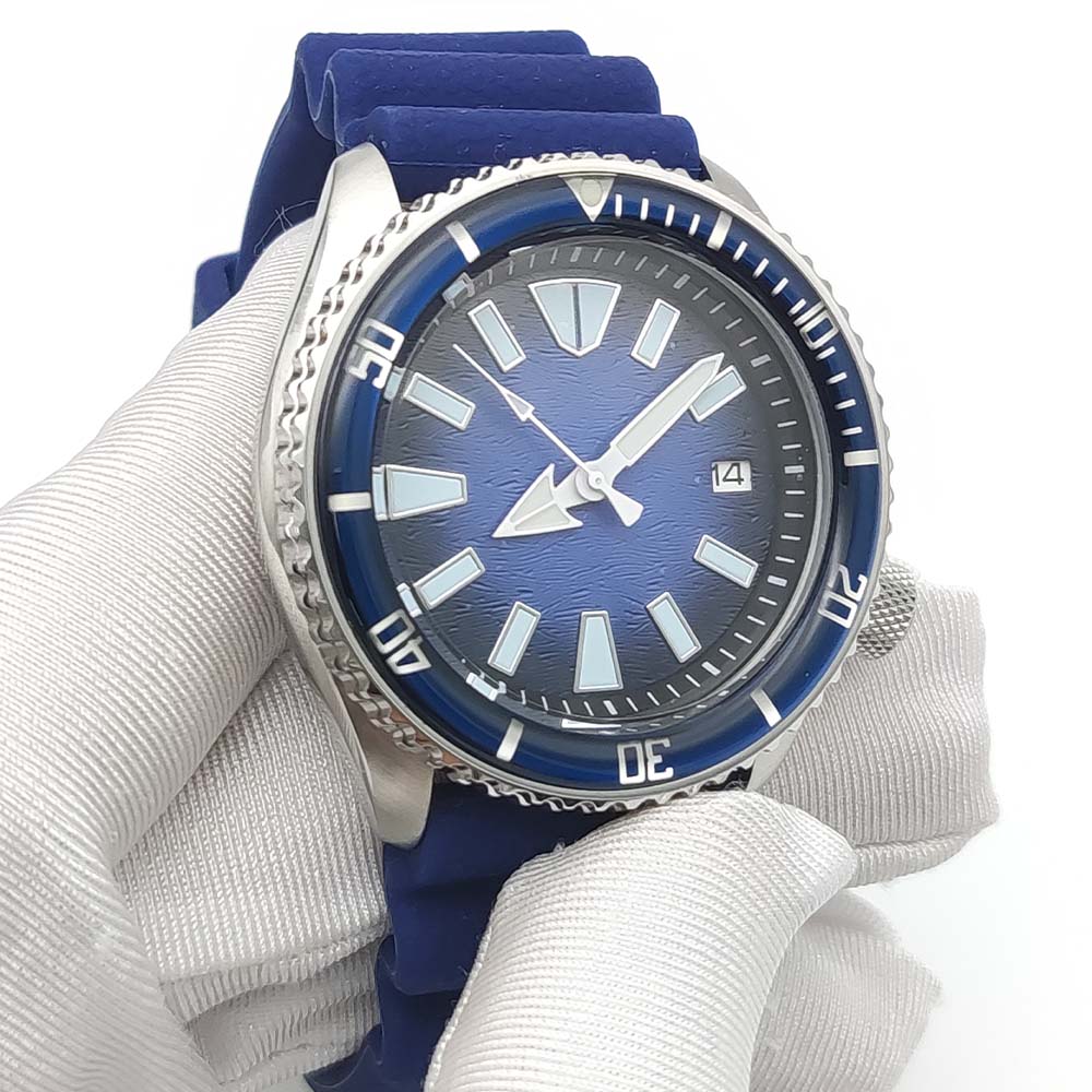Business 41MM NH36 Automatic M - مراجعة Rubber Strap Diver وسعره