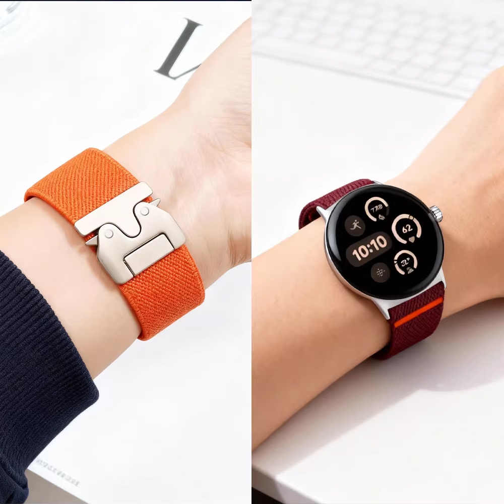 Band For Google Pixel Watch 4/ - مراجعة Parachute Strap Elastic وسعره