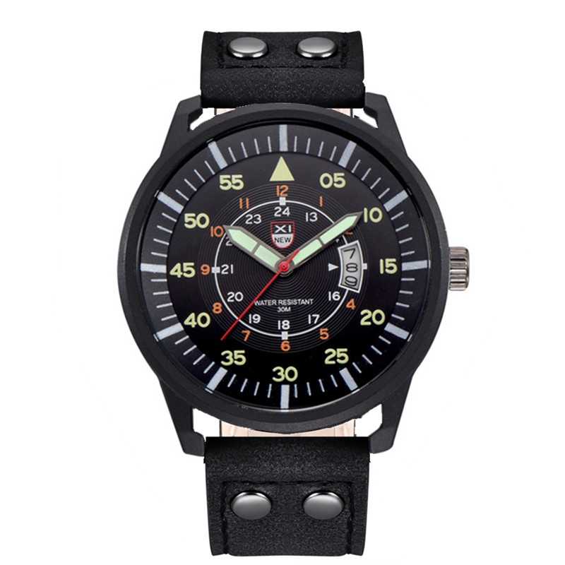 Reloj Hombre XINEW Brand Watch - مراجعة Leather Watch Band Men وسعره
