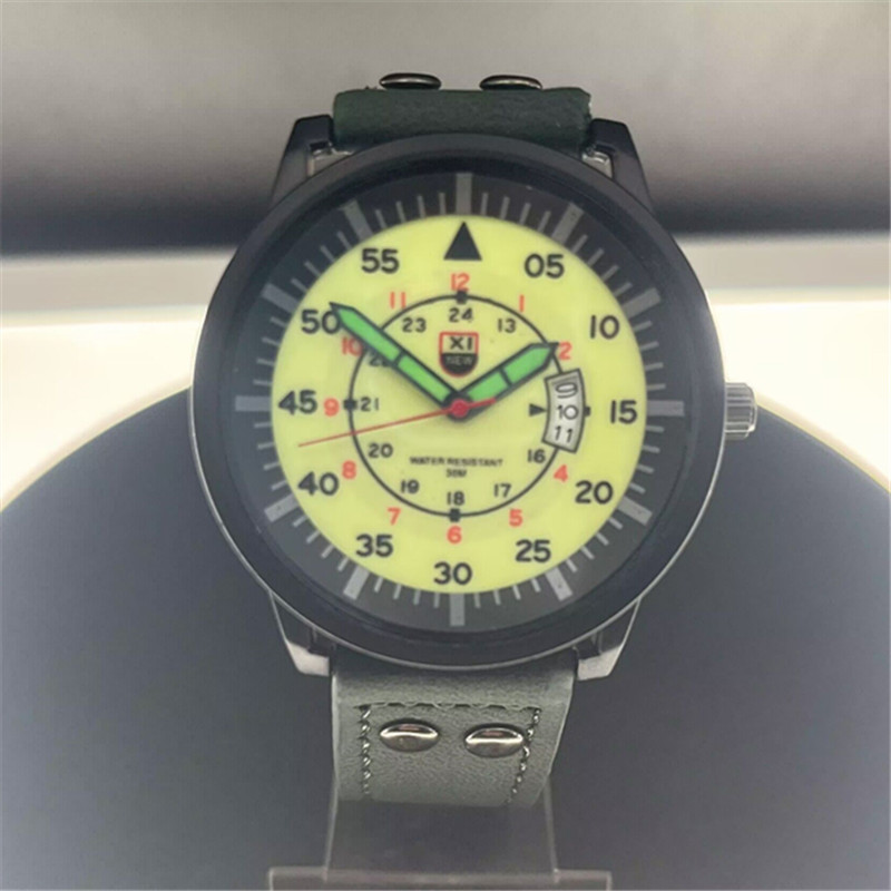 Reloj Hombre XINEW Brand Watch - مراجعة Leather Watch Band Men وسعره
