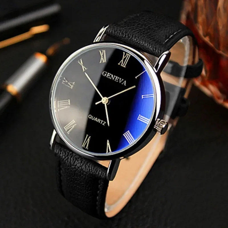 Famous Brand Men Quartz Watch  - مراجعة Leather Watch Band Men وسعره