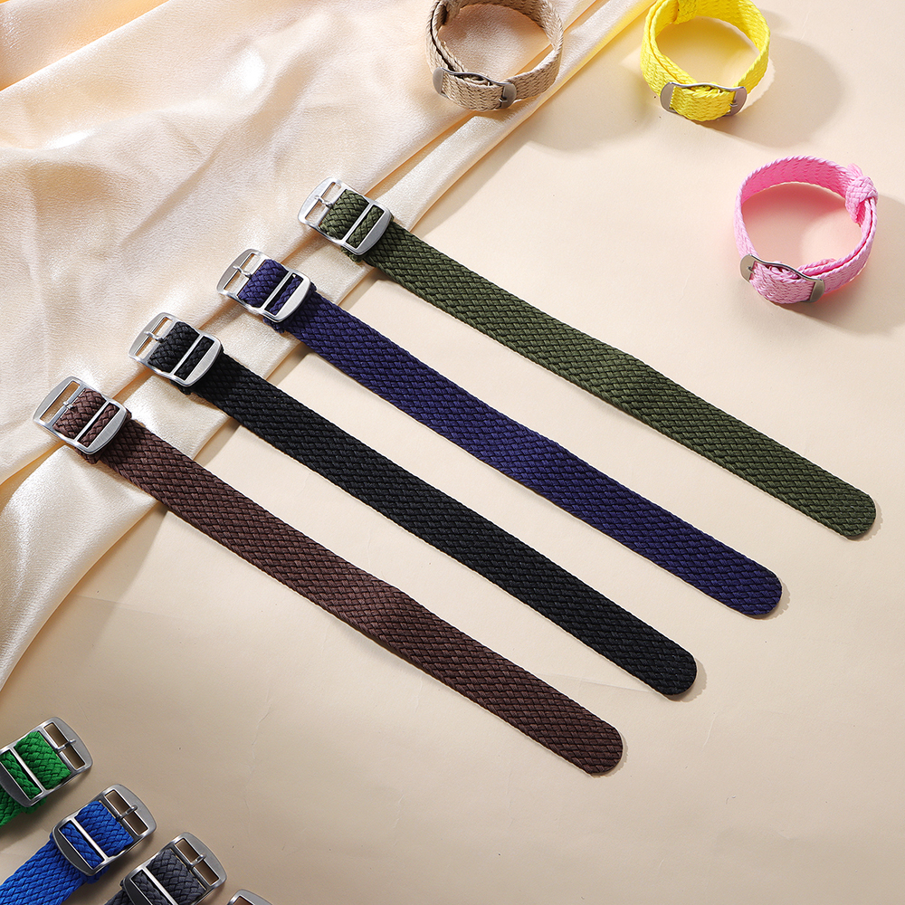 Nylon Woven Canvas Watch Band  - مراجعة Perlon Strap Woven وسعره