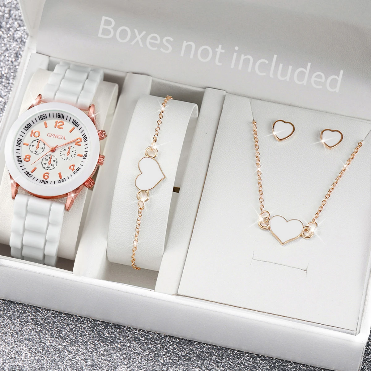 5/6PCS Fashion Women Watches C - مراجعة Silicone Band Women وسعره