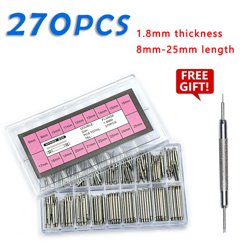 270pcs/set Strainless Steel Sp - مراجعة Spring Bar Tool Set وسعره