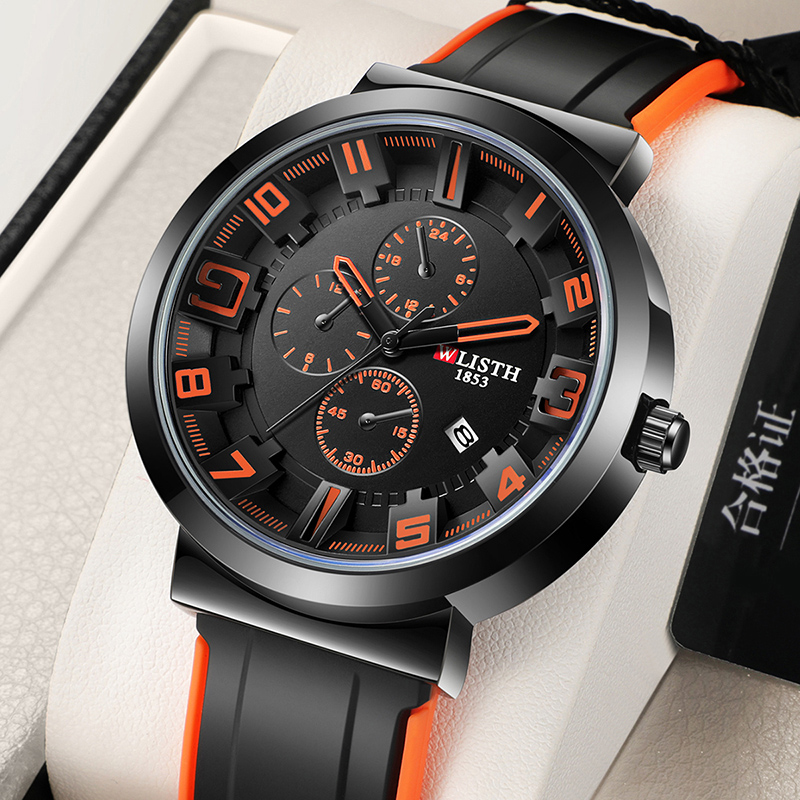 WLISTH Retro Men's Watches Spo - مراجعة Leather Watch Band Men وسعره