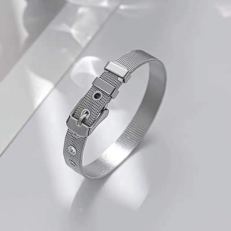1pc 8mm Titanium Steel Mesh Br - مراجعة Mesh Strap Metal وسعره
