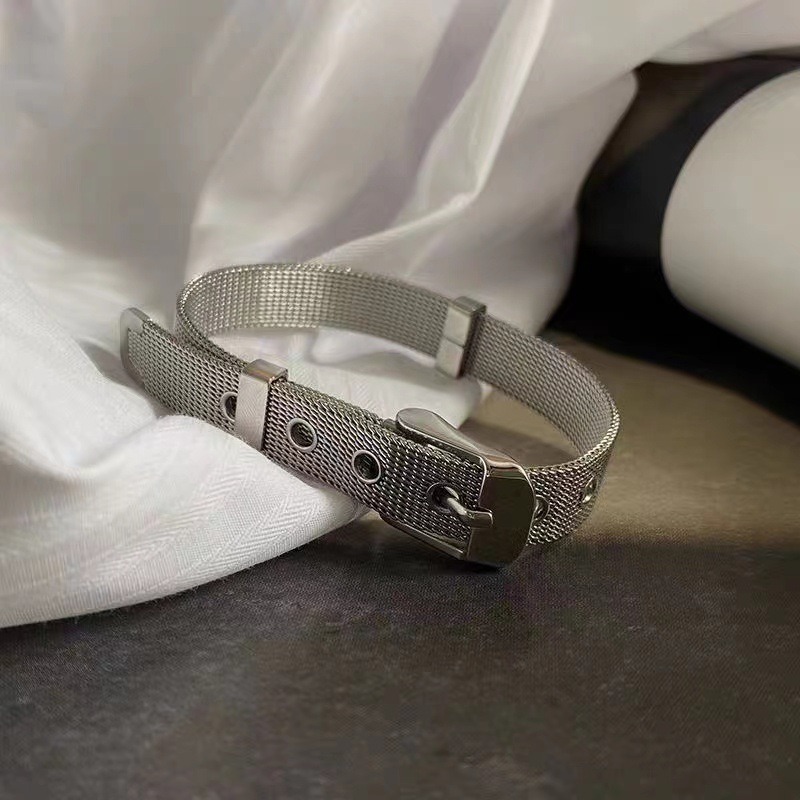 1pc 8mm Titanium Steel Mesh Br - مراجعة Mesh Strap Metal وسعره