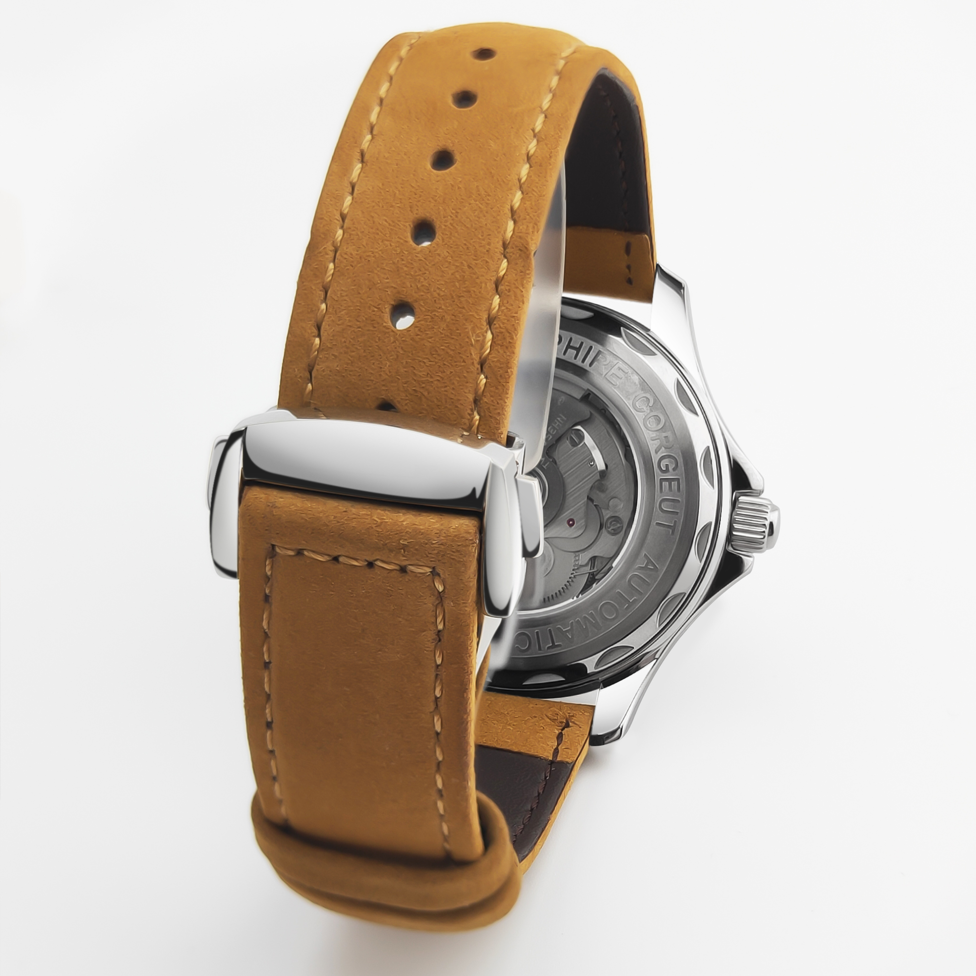 CUSTOM Logo Sapphire Glass Aut - مراجعة Stainless Bracelet Diver وسعره