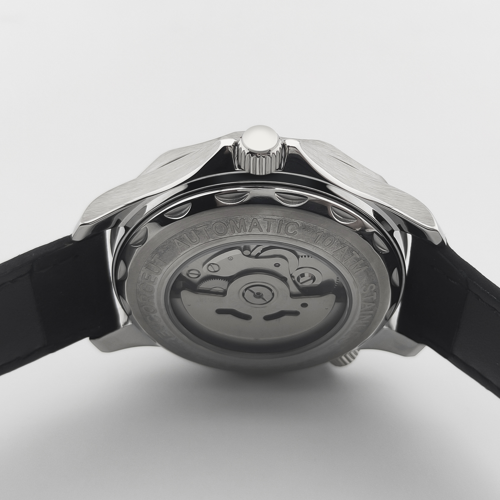 CUSTOM Logo Sapphire Glass Aut - مراجعة Stainless Bracelet Diver وسعره
