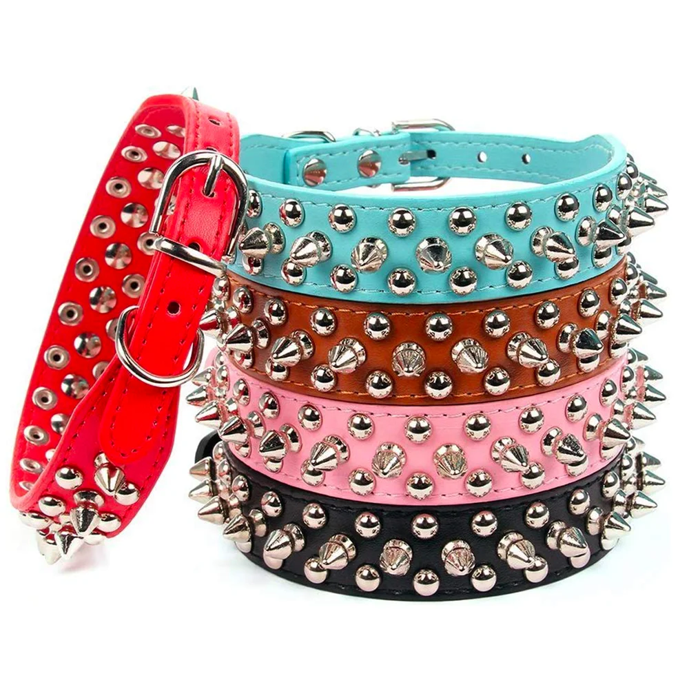 Adjustable Leather Pet Dog col - مراجعة Leather Strap Quick Release وسعره