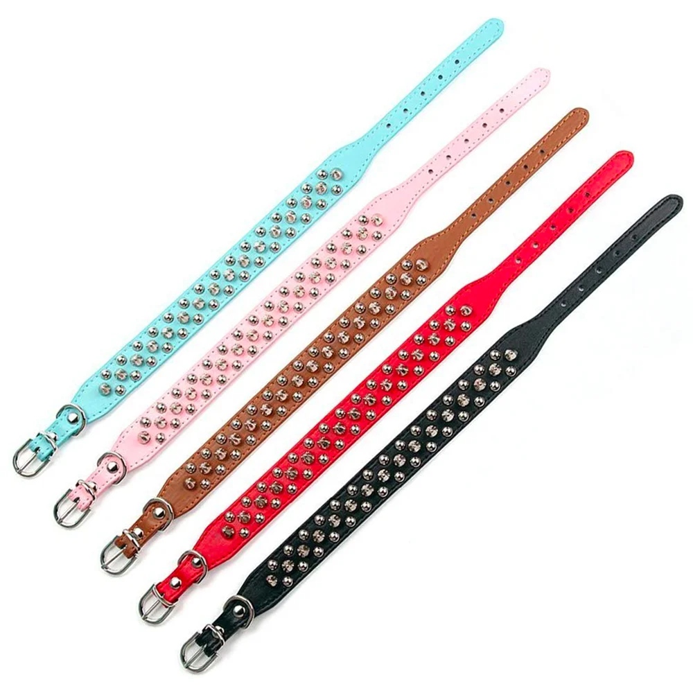 Adjustable Leather Pet Dog col - مراجعة Leather Strap Quick Release وسعره